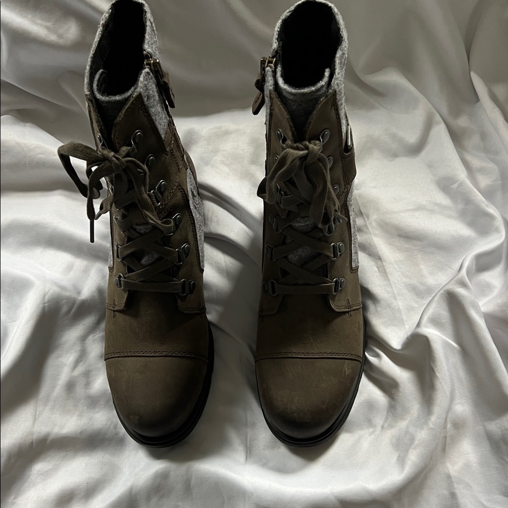 Sorel Women's Major Carly Snow Boot Quarry 8 - Picture 3 of 8